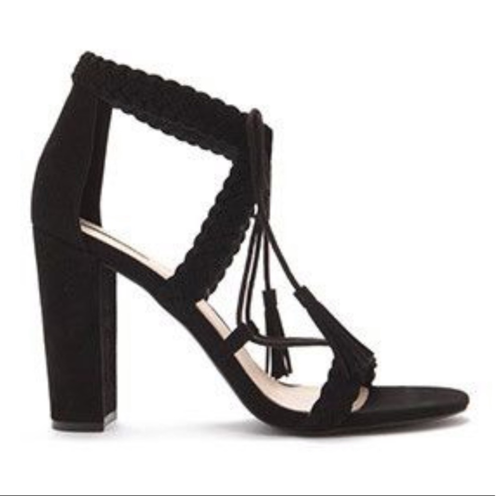 Forever21 Faux Suede Braided Sandals